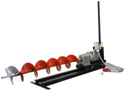 EUROKOMAX elektromos vízszintes talajfúró 400V, 2, 2 kW, tartozékok: rögzítő szegek, előtolókar, vezetősín csigatag nélkül (55-930148)