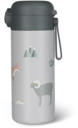 Zopa Mountains Szívószálas italtermosz szilikon pánttal, 350 ml