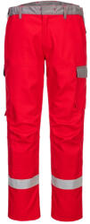 Portwest FR06 Bizflame kéttónusú lángálló nadrág piros (FR06RER41)