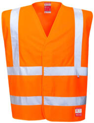 Portwest FR71 Hi-Vis lángálló antisztatikus mellény narancs (FR71ORRS/M)