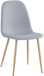 TEMPO KONDELA Szék, világos szürke/bükk, LEGA NEW (393513)