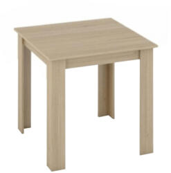 TEMPO KONDELA Étkezőasztal, tölgy sonoma, 80x80 cm, KRAZ (149891)