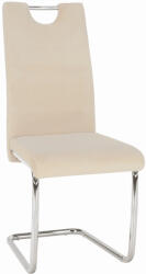 TEMPO KONDELA Étkezőszék, bézs Dulux Velvet szövet/világos varrás, ABIRA NEW (285417)