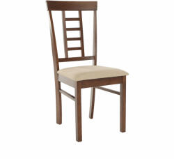 TEMPO KONDELA Étkezőszék, dió/bézs, OLEG NEW (203059)