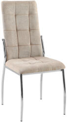 TEMPO KONDELA Szék, barna szövet/fém, ADORA 2 NEW (395254)