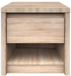 TEMPO KONDELA Éjjeliszekrény, DTD laminált, tölgy sonoma, NORTY (147832)