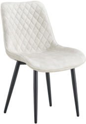 TEMPO KONDELA Étkezőszék, krémszínű/fekete, ZAINA TYP 1 (392030)