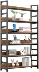 TEMPO KONDELA Polcállvány, sötét tölgy/fekete, JANEL TYP 2 (397763)