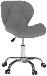 TEMPO KONDELA Irodai fotel, szürke/króm, ARGUS NEW (299510)