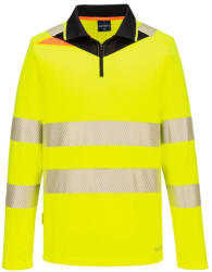 Portwest DX419 DX4 Hi-Vis pólóing sárga-fekete (DX419YBRXL)