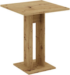 TEMPO KONDELA Étkezőasztal, artisan tölgy, 67, 5x67, 5 cm, EVERET (393925)