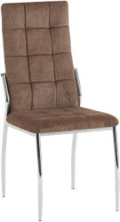 TEMPO KONDELA Szék, sötétbarna szövet/fém, ADORA 2 NEW (395258)