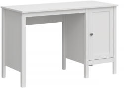 TEMPO KONDELA PC asztal 1D/1155, fehér, OLJE (352416)