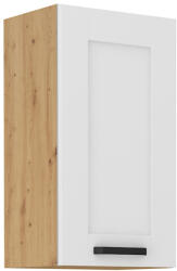 TEMPO KONDELA Felső szekrény, fehér/artisan tölgy, LULA 40 G-72 1F (362722)