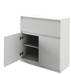 TEMPO KONDELA Komód, fehér, LOGAN NEW 02 (185319)