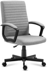 Mark Adler Irodai forgószék, kényelmes irodai szék szövet szűrke (BOSS-25-Grey)