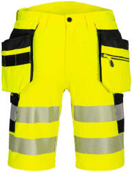 Portwest DX446 DX4 Hi-Vis Holster rövidnadrág sárga-fekete (DX446YBR32)