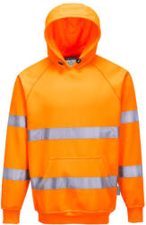 Portwest B304 Hi-Vis kapucnis pulóver narancs (B304ORRL)