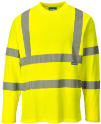 Portwest S278 Hi-Vis hosszú ujjú pólóing sárga (S278YERM)