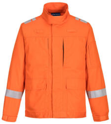 Portwest FR601 Bizflame könnyű lángálló kabát narancs (FR601ORRXXL)