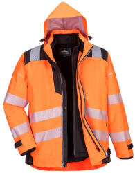 Portwest PW365 PW3 Hi-Vis 3-in-1 kabát narancs-fekete (PW365OBRL)
