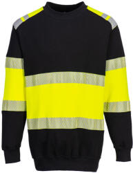 Portwest FR716 PW3 Modaflame Hi-Vis Class 1 pulóver sárga-fekete (FR716YBRL)