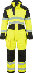 Portwest FR516 PW3 Modaflame Hi-Vis lángálló téli overál sárga-fekete (FR516YBRXL)