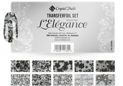 Crystalnails Crystal Nails Transzferfólia Szett - Elegance