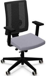 Nowy Styl Navigo Mesh LU2 irodai szék 2D karfával, fekete/szürke - NowyStyl