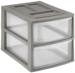 HEIDRUN Irattartó, A4, 2 fiókos, barna