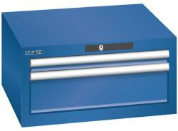 Lista műhelyfiókos szekrény, 2 fiók: 1x 50 + 1x 150 mm, sötétkék