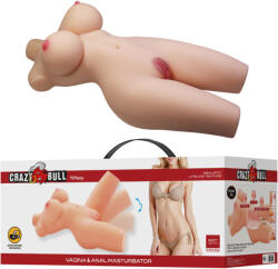 Crazy Bull - Tiffany élethű női torzó vaginával és análnal