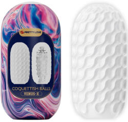 Pretty Love - érzéki szilikon férfi maszturbátor fehér