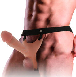  INTENSE - üreges hevederes szilikon dildó 16 x 3, 5 cm