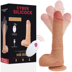 Cyber Silicock - távirányítós realisztikus férfi vibrátor