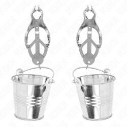  KINK - ezüst japán lóhere mellbimbócsipeszek