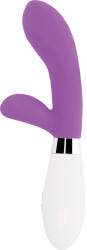 Glossy - érzéki nyúl vibrátor lila színben