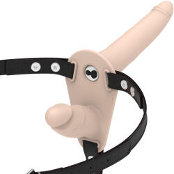 Fetish Submissive Harness - Dupla penetrációs vibrátor - makelove