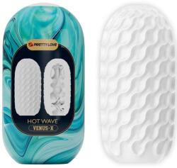 Pretty Love - prémium szilikon férfi maszturbátor fehér