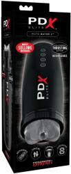 Pipedream - PDX Elite Motorbator 2 Clear/Black - makelove