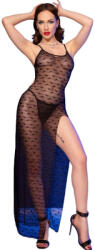 CHILIROSE - fekete hosszú babydoll és tanga szett