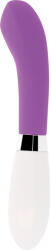 Glossy - dizájnos lila vibrátor érzéki kényeztetéshez - makelove