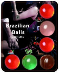Secret Play - Brazíliás síkosító golyók (6 db)