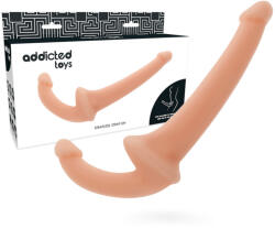  ADDICTED TOYS - Rugalmas dildo natúr tartós nélkül - makelove