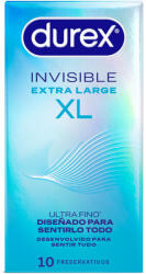 Durex - láthatatlan óvszer XL - 10 db prémium védelem