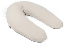Doomoo - Perna mare 3 in 1 Comfy Big Tetra Almond din bumbac organic: perna gravide, suport pentru hranire, suport pentru bebe (BB-35001027)