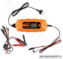 NEO TOOLS Automatikus akkumulátortöltő, savas/AGM/GEL, 4A/70W, 3-120Ah (11-891-1) (11-891-1)