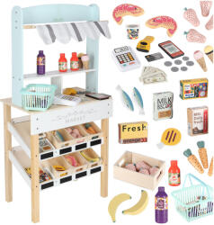  Fa játék bevásárló stand - 97x27x45cm