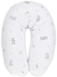 Lorelli Perna pentru alaptat Lorelli - Little Rabbits, 190 cm, gri (20810066601)