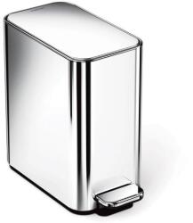 simplehuman pedálos keskeny szemetes 5 L téglalap alakú fényes rozsdamentes acél CW2123